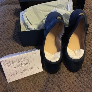 Cole Haan Flats 6.5 Navy